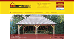 Desktop Screenshot of oakframesdirect.com